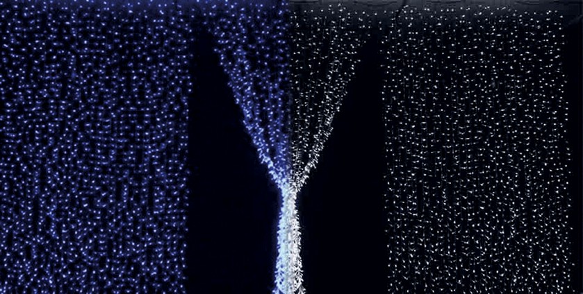 Perdea Lumina Albastru 720LED 2.5x3m IP44